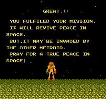 une photo d'Ã©cran de Metroid sur Nintendo Nes